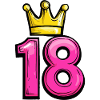 18 Number Krone