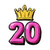 Couronne à 20 chiffres