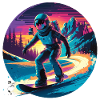 580s Snowboarding