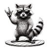 Rock-Raccoon – Kul og vill