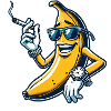 Cool banana with style