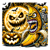 Spooky Halloween Banana