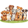 A pack of dogs