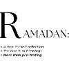 Ramadan dictionary text style design