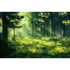 Forest Landscape Illustration Poster