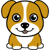 Cute Dog - Comic Style
