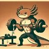 Muscle-Lotl – Starker Axolotl