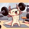 Muscle-Lotl – Starker Axolotl