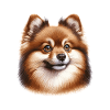 Dog Face - Pomeranian
