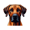 Visage de chien - Rhodesian Ridgeback