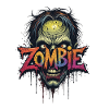 Zombie head