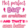 Not perfect, but architect