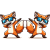 Fox Animal Dabbing 2