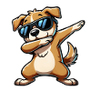 Dog Dabbing Comic