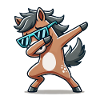 Horse Dabbing Comic