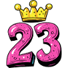 23 Number Crown