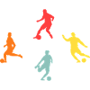 Fußballspieler Evolution Fußball