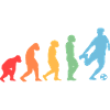 Fußballspieler Evolution Fußball