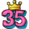 35 Number Crown