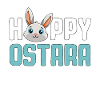 Cheerful Ostara Rabbit Motif