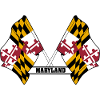 Two flags text MARYLAND