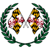 Flags USA Maryland laurel wreath