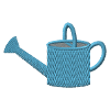 Arrosoir brodé