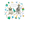Partyhunde Chiens de fête