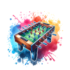 Foosball table table football