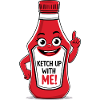 Ketchup med mig - Sjov Sauceflaske