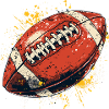 American Football Street Art