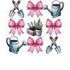 Coquette Bow Gardening Gardener Tools