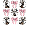 Coquette Bow Deer Hunting Hunter Pink Ribbon Mom