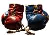 Fighting Pair Boxing Lovers