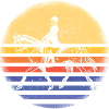 Rider Retro Sunset Cross Country