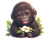 Berggorillas Berggorilla