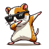 Hamster dabbing