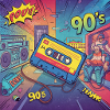 90er-Vibes: Comic-Kassette im Retro-Look