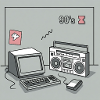 90'ernes kultobjekter : Walkman, computer og Co.