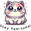 Stay Paw-some – Funny Cat Shirt