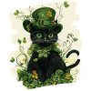 St Patrick's Day Cat