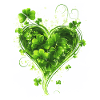 Saint-Patrick Shamrock Heart