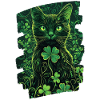 St Patrick's Day Cat