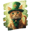 Chat de la Saint-Patrick
