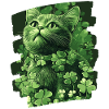 St Patrick's Day Cat