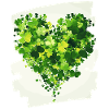 Saint-Patrick Shamrock Heart