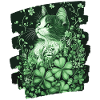 Chat trèfle de la Saint-Patrick