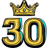 30 Number Crown