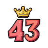 43 Zahl Krone