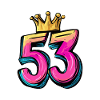 53 Zahl Krone